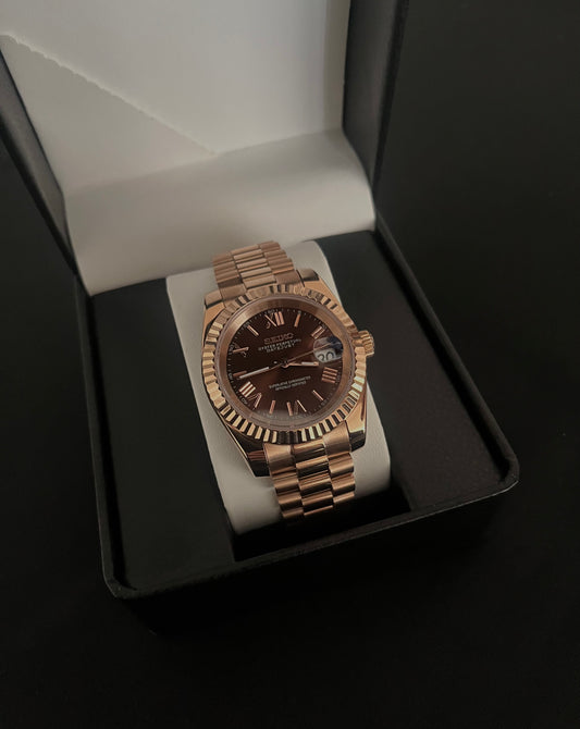 Datejust Rose Gold Chocolate