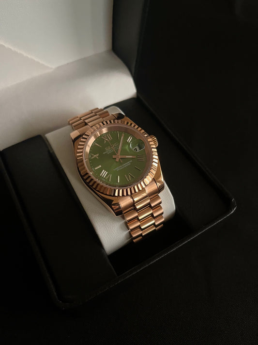 Datejust Rose Gold Olive