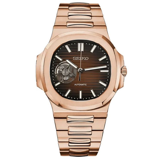 Nautilus Rose Gold Chocolate (Open Heart)