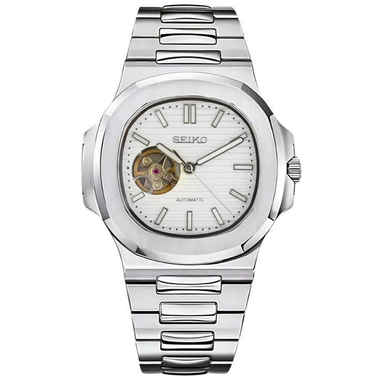 Nautilus Snow Dial (Open Heart)