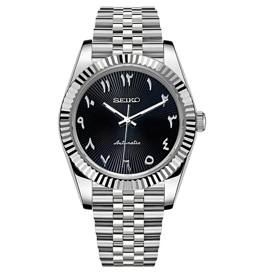 Datejust Black Arabic