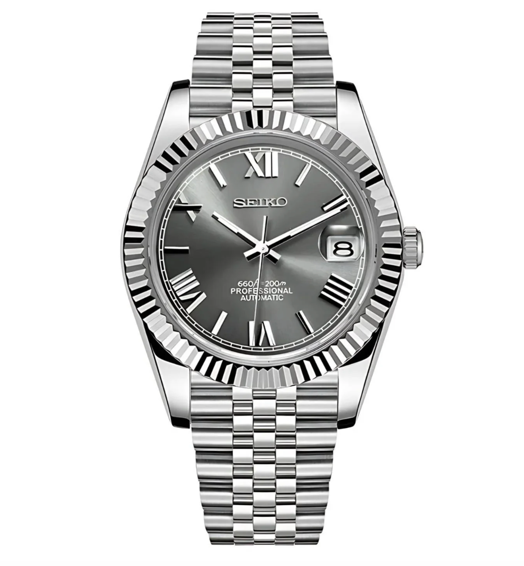 Datejust Metallic Silver Roman Dial